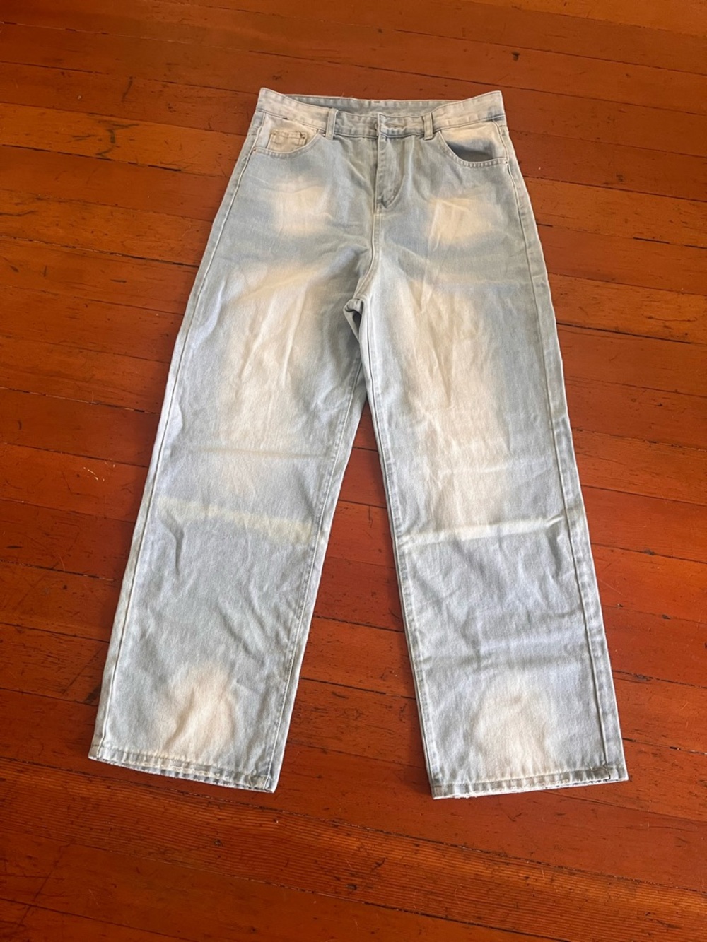 Straight Leg Women’s Jeans in Light Blue